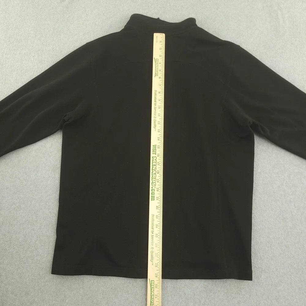 The North Face Men's Cedar Trail Grid Fleece 1/4-Zip XL Black Top Hiking